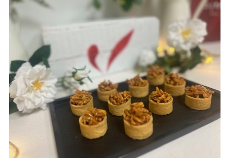 Tartelettes amandes & caramel - 24 pcs