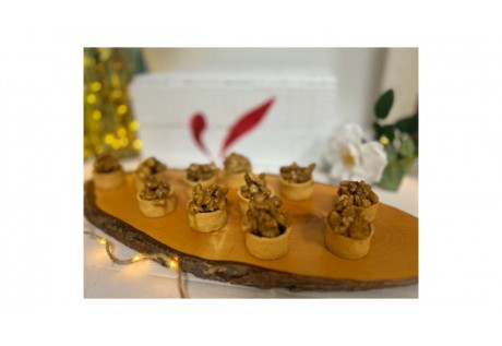 Mini tartelettes noix & caramel - 24 pcs