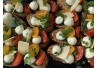 Bruschetta d'aubergine et tomate confite - 20 pcs