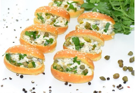 Navette poulet grillé sauce rémoulade - 16 pcs